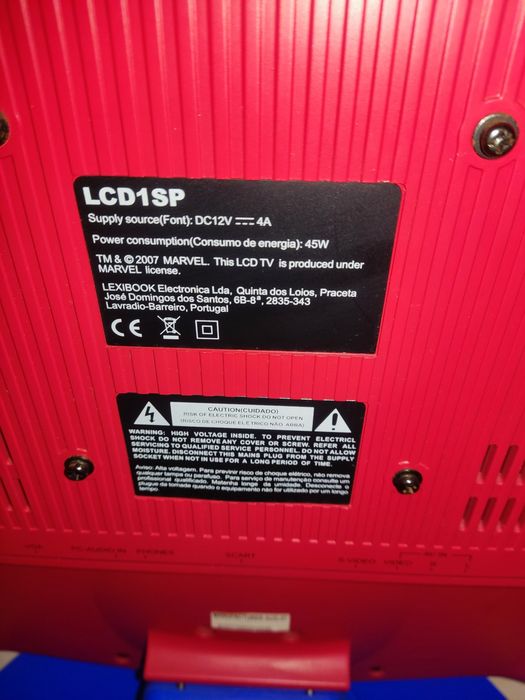 TV/ monitor 15 LCD homem aranha ( ler anúncio )