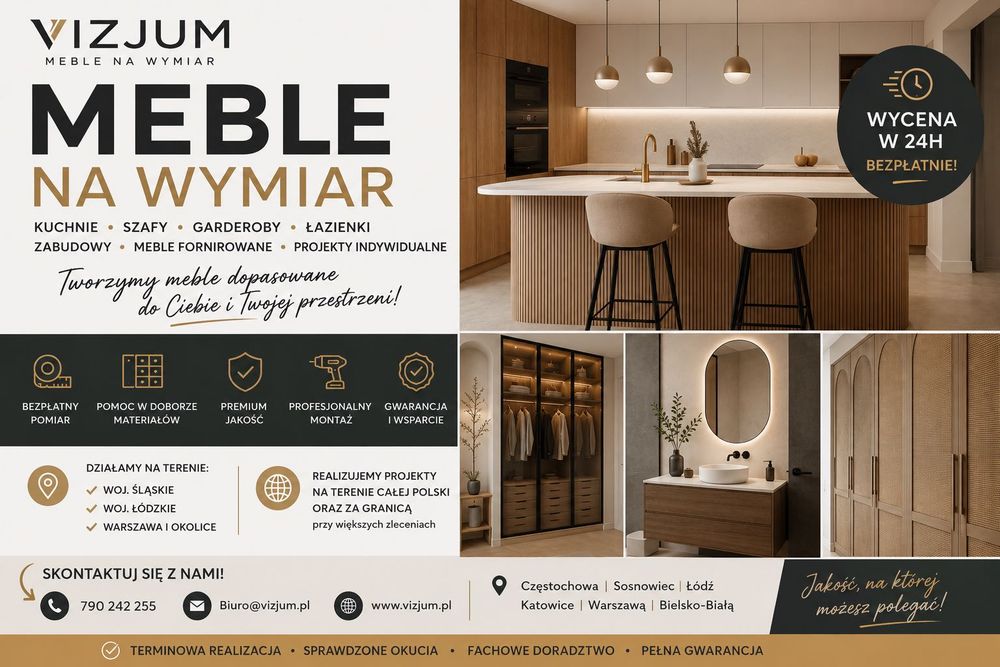 Meble na wymiar | Kuchnie | Szafy | Garderoby | Meble łazienkowe