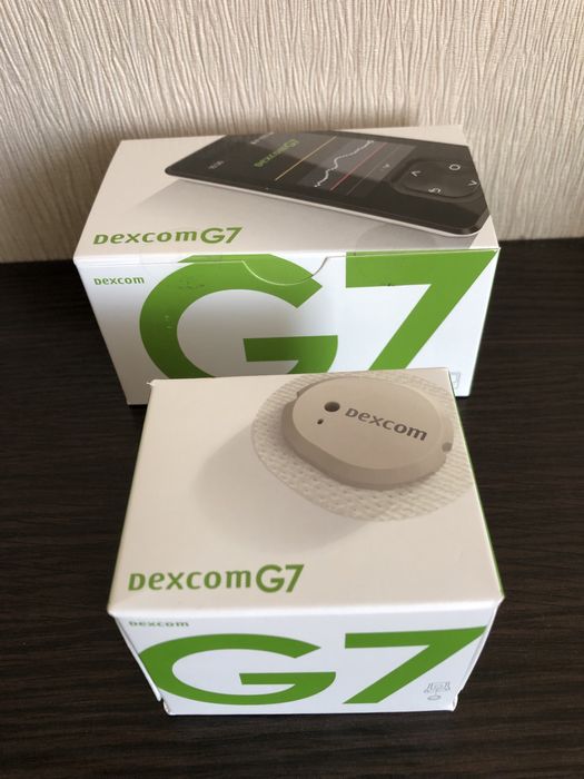 Стартовий набір Dexcom G7 Receiver mmol/l ресівер приймач+сенсор Ммоль