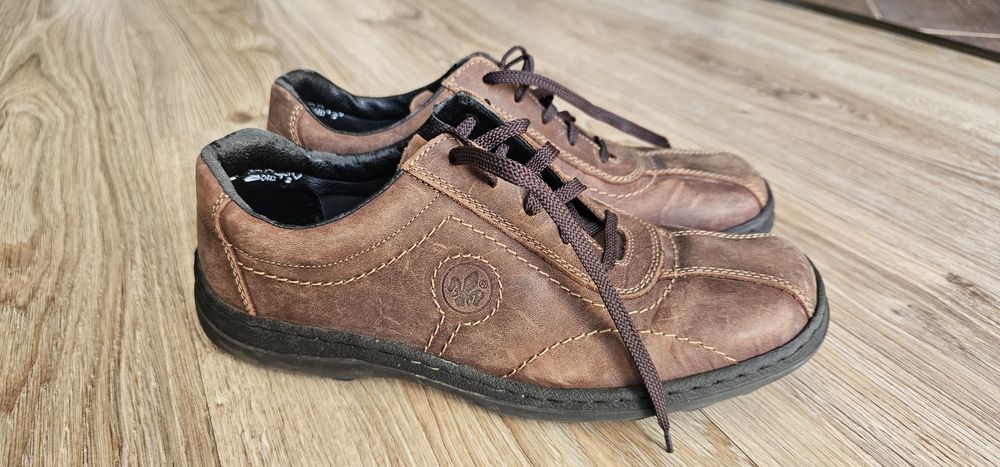 Rieker męskie skórzane buty rozmiar 43 wkładka 27,5cm używane