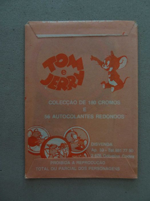 Carteira de cromos fechada - Tom & Jerry
