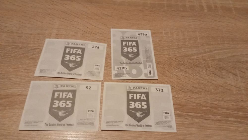 Karty piłkarskie panini fifa 365