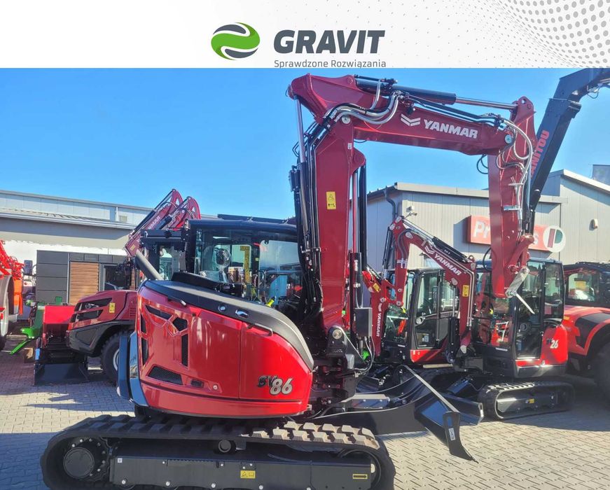 Koparka Yanmar SV86 2PB (9 ton) od Autoryzowanego Dealera - GRAVIT