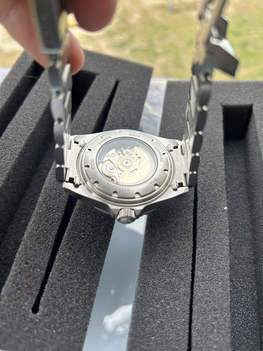 Amerykański Zegarek Dla Nurków Armida A1/Komplet/Automat/Linia Blue*200m*
