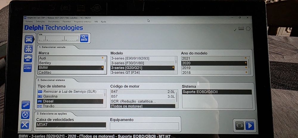 Interface DCP OBDII