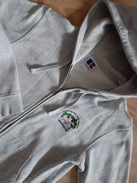 Bluza z kapturem szara