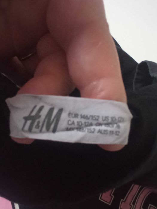 H&M krótka bluza młodzieżowa r 146-152