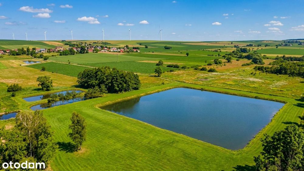 Działka 2,2 Ha Z Pryw. Stawem 1,14 Ha + Wz I Prąd W Trakcie | Roztocze