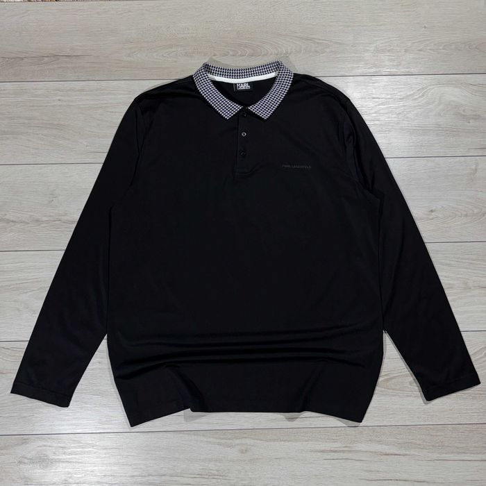 Новий Лонгслів Поло з Довгим Карл Лагерфельд Karl Lagerfeld розмір XXL