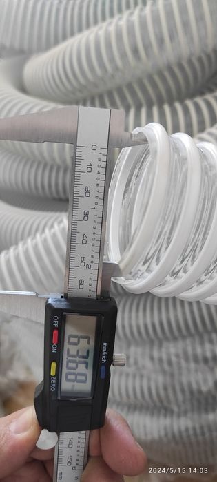 Rura spiro podajnik na pellet Ø 60mm 1mb BEZ DRUTU Defro, Kipi