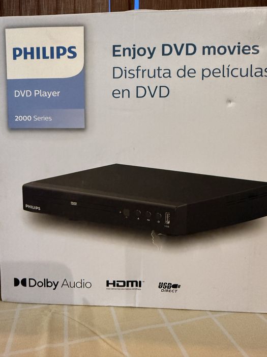 DVD плеєр Philips TAEP200/12 настільний компактний. Новий!