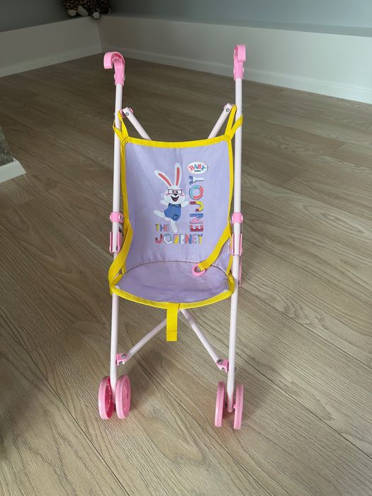 Wózek spacerowy oraz nosidełko dla lalki baby born