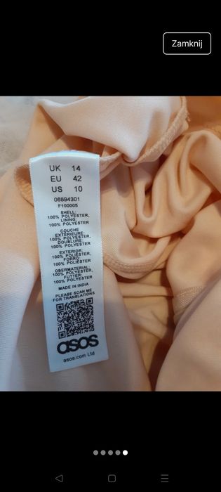 Sukienka tiulowa haft