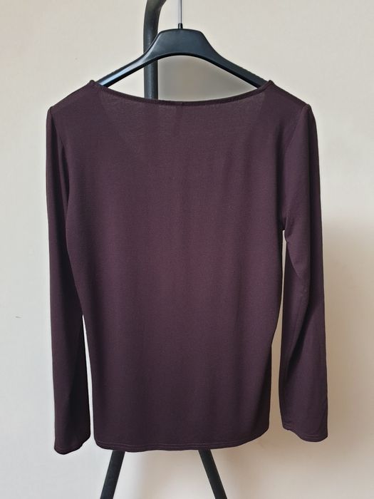 Koszulka basic z dlugim rękawem wiskozowa