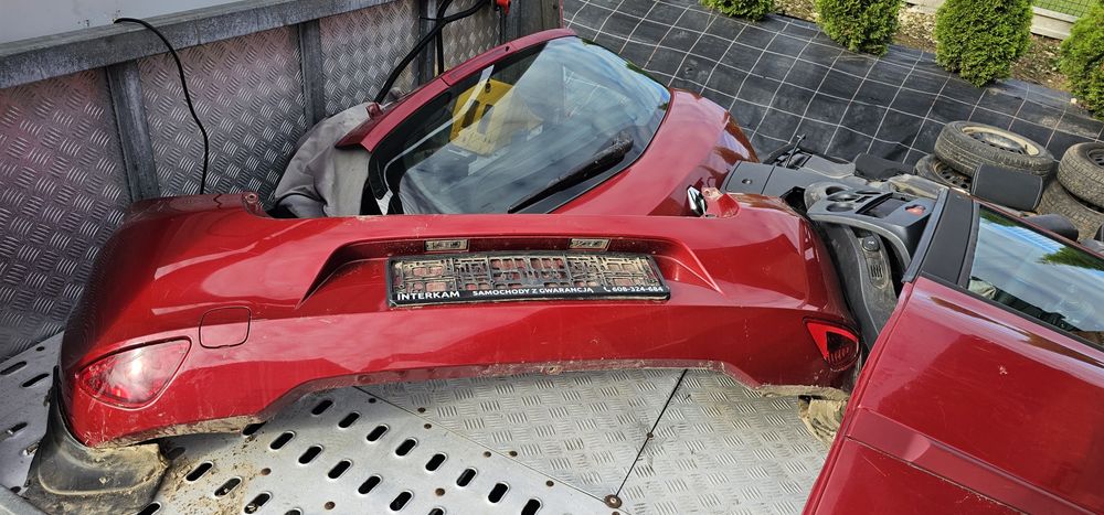 Drzwi Zderzak Klapa Reanult CLIO 3 bordowe  DV727 bdb stan