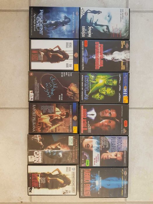 Pakiet 57 kaset VHS