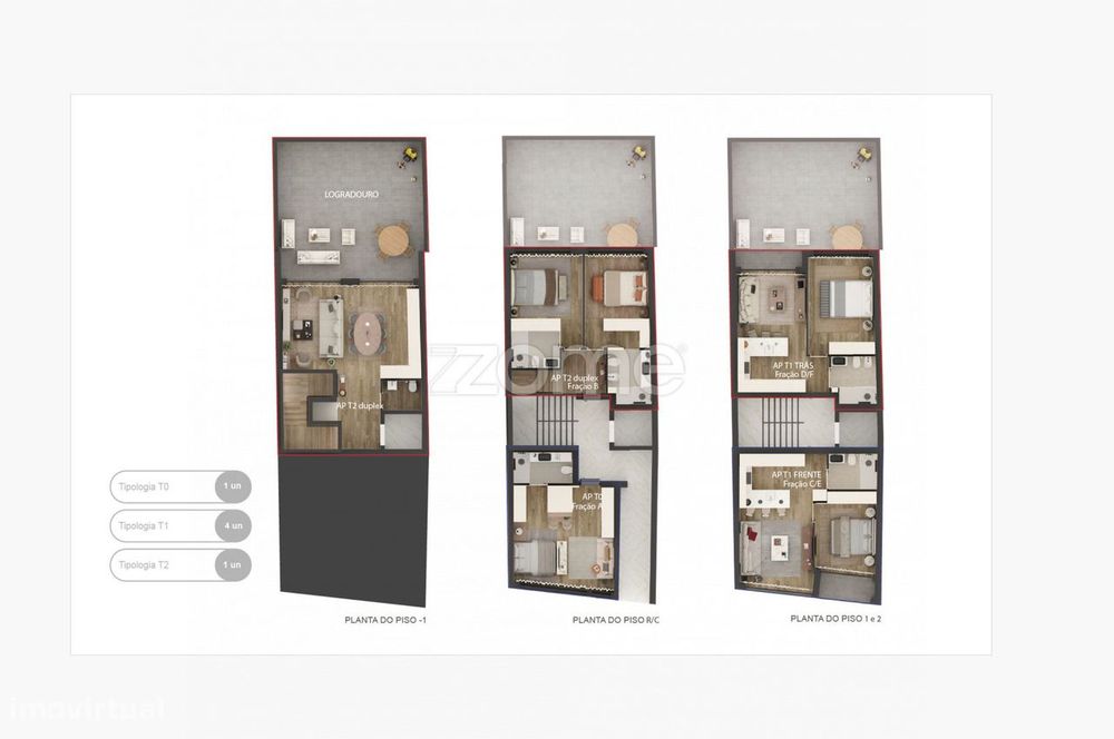 Edifício Sé, Apartamento T1 F