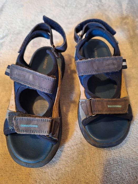 Sandały chłopięce skorzane rozm 33
