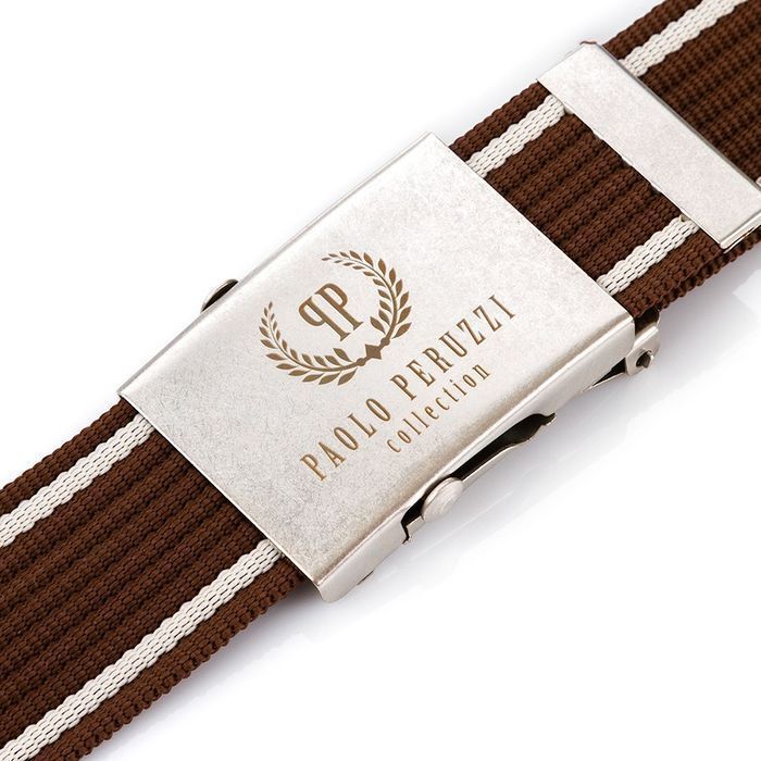 Pasek męski parciany Paolo Peruzzi PW-01-125 CM