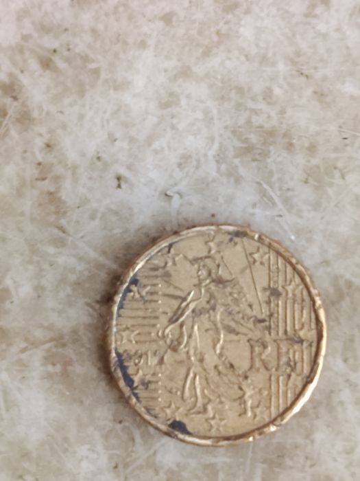 Moeda Francesa 10cents