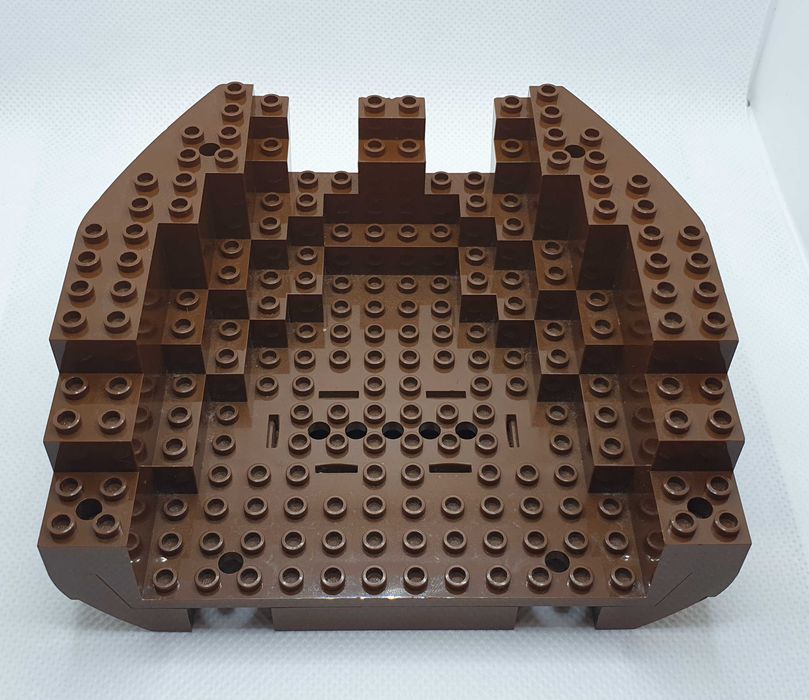 Lego 2558c03 kadłub statku 14x16x5 1/3 brązowy OLD Pirates