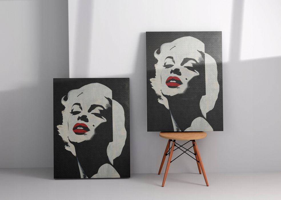 Obraz na płótnie Marilyn Monroe - Pop-Art 45x60 cm do salonu