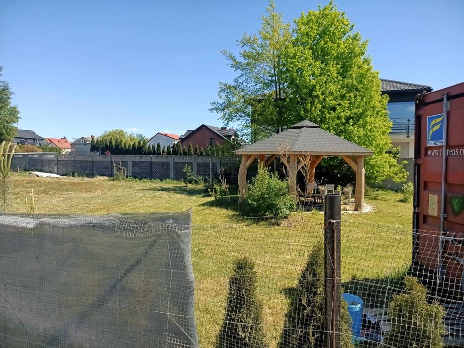 Altana ogrodowa 5 kątna z bala okrągłego 30 cm