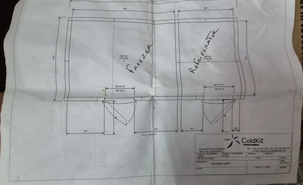 Camara de frio profissional negativo e positivo