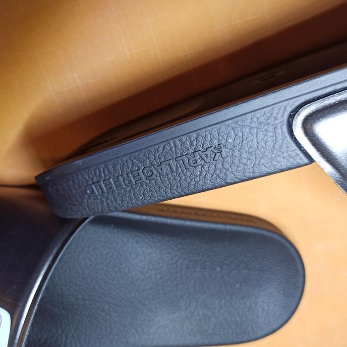 KARL LAGERFELD 38 klapki damskie Black edition exclusive