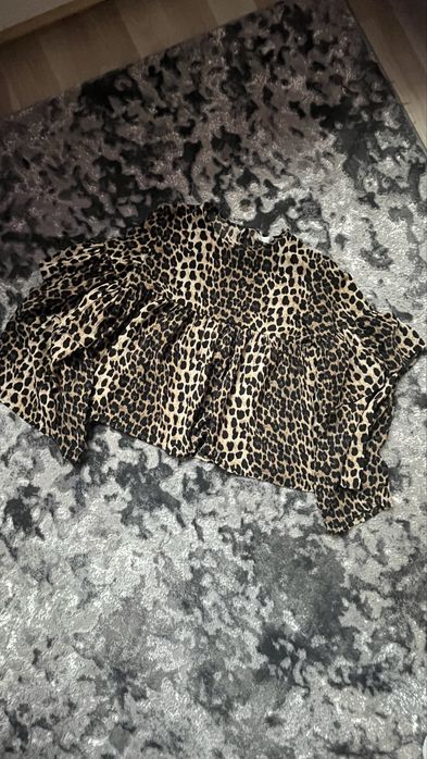 Шикарна жіноча блуза в леопардовий принт
