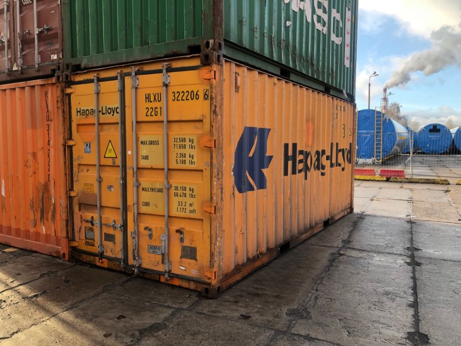 SPRZEDAM Kontener magazynowy morski 20'DV CW Trójmiasto OD RĘKI - VY