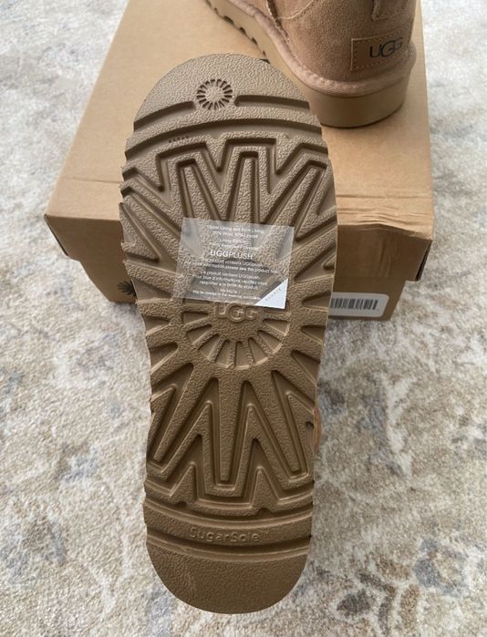 Buty damskie zimowe ugg classic ultra mini chestnut
