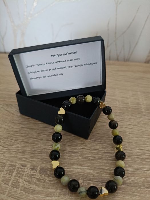 Bransoletka z kamieni naturalnych