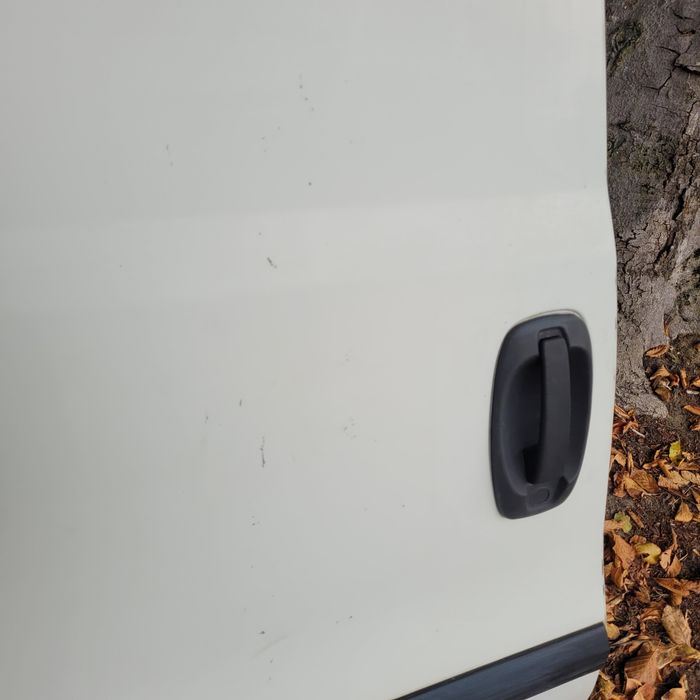 Drzwi przesuwne suwanki tył prawe Fiat Doblo II 2011r kolor biały