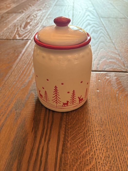 Świąteczny pojemnik z pokrywka Sinsay Home