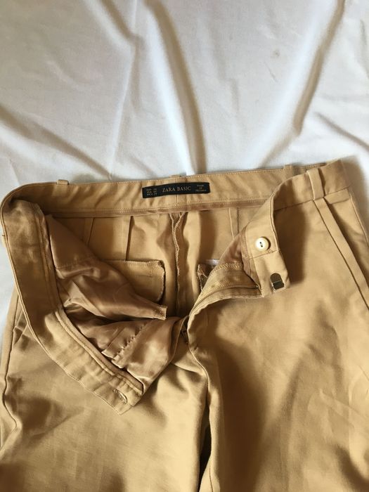 Zara, 34/36, chinosy beżowe