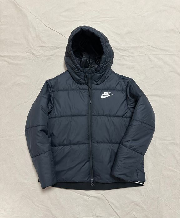 Пуховик куртка Nike NSW чорна демісезон