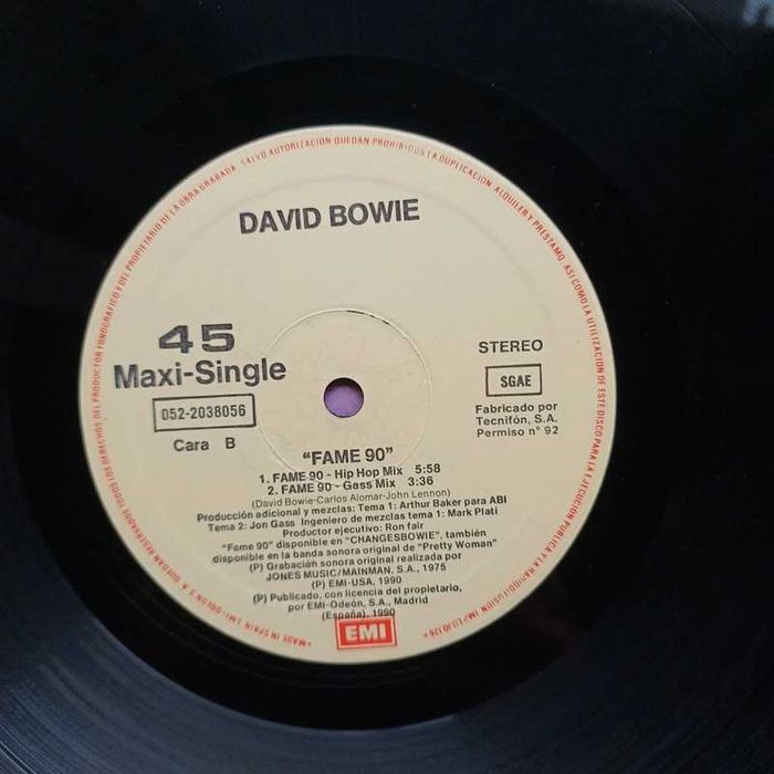 David Bowie 12" Fame 90 Pretty Woman Soundtrack Maxi-Single