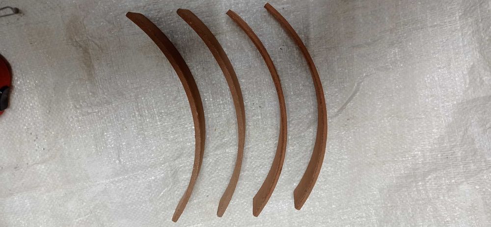 Комплект задних тормозных накладок ВАЗ 2108-21015.