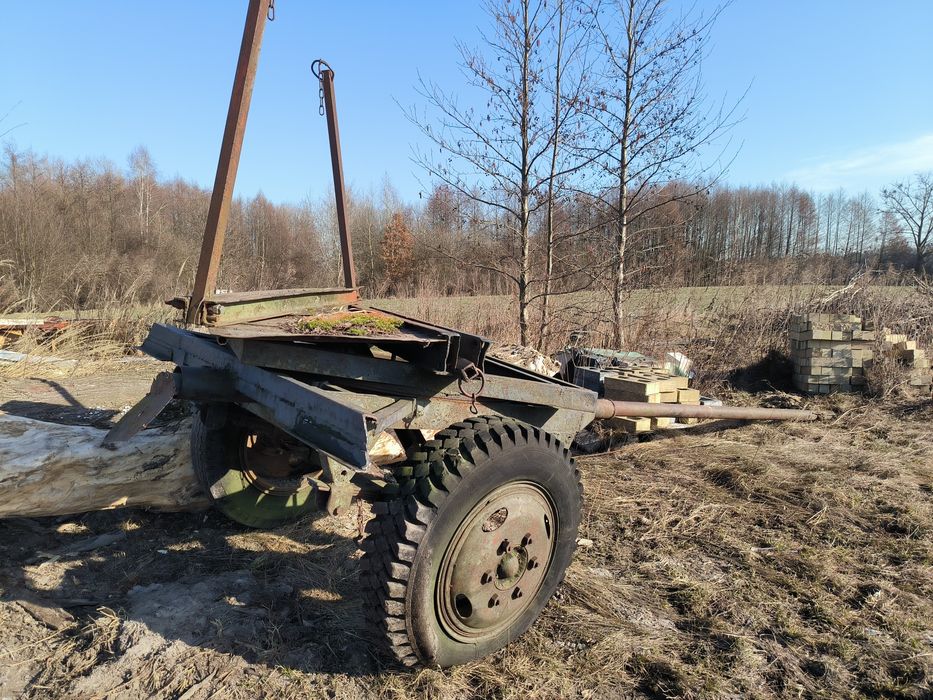 Dłużyca do stali 6,3mb długość dwukółka przyczepa