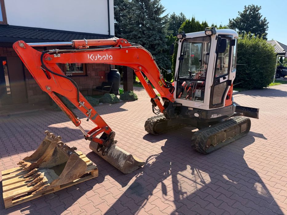 Minikoparka Kubota U35-3 Sprowadzona 2011r 3 łyżki