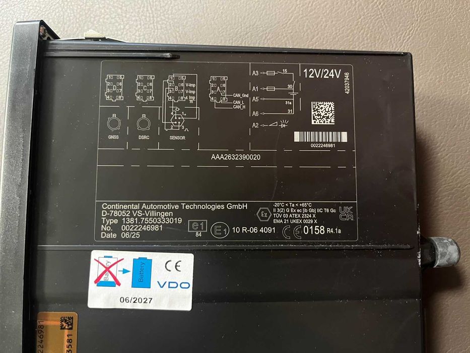 TACHOGRAF VDO DTCO 4.1 Smart 2 (G2V2)