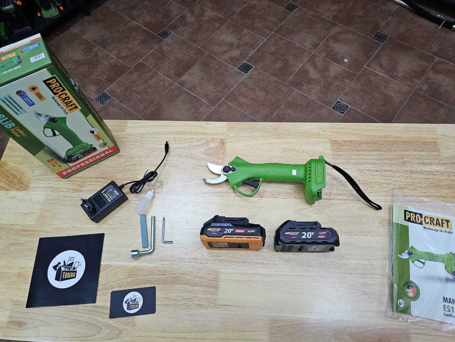 Потужний Секатор  2 Акб 2.0Ah + Гарантія Для гілок різної товщини