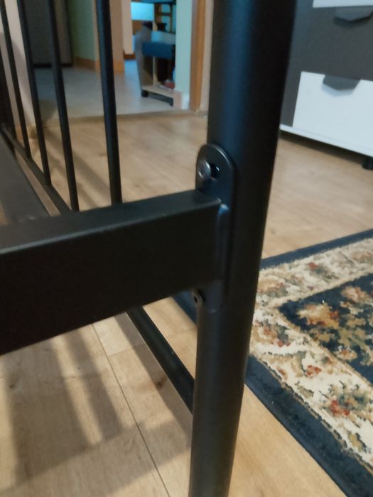 Łóżko metalowe nowe plus materac nowy