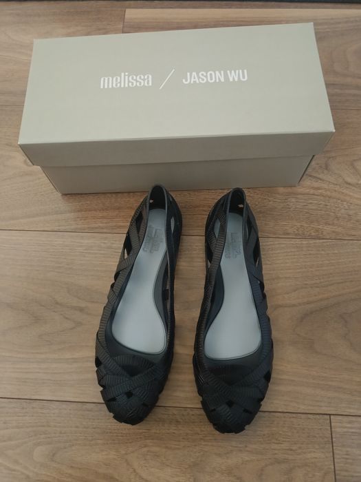 Baleriny Melissa Jean Jason Wu czarne nowe oryginalne  rozmiar 38