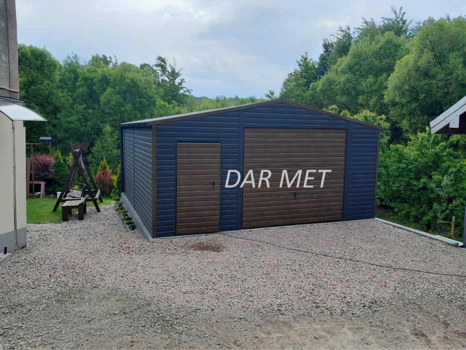 Hala Garaż Wiata Warsztat Magazyn Konstrukcja Stalowa Projekt Dar Met