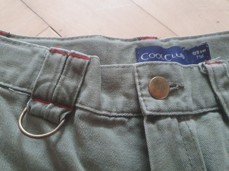 Spodnie chłopięce moro 7 lat, 128 cm