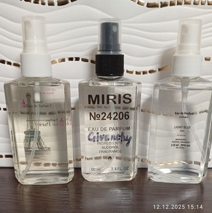 Духи масляні, парфумована вода