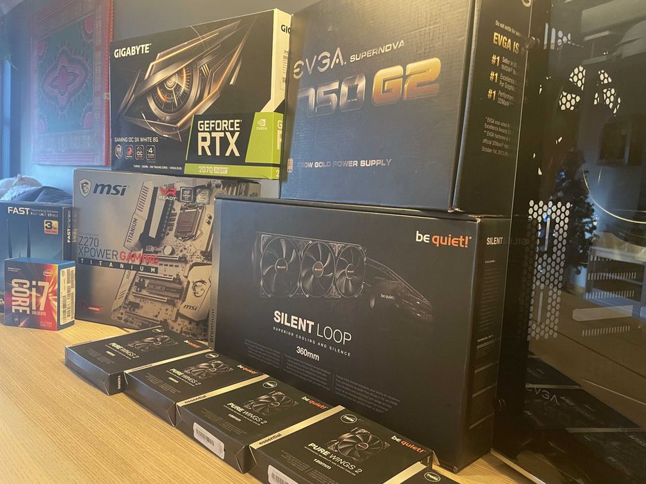 DESKTOP PC Gaming i7-7700K + RTX 2070 SUPER + 32GB RAM + 1 TB SSD