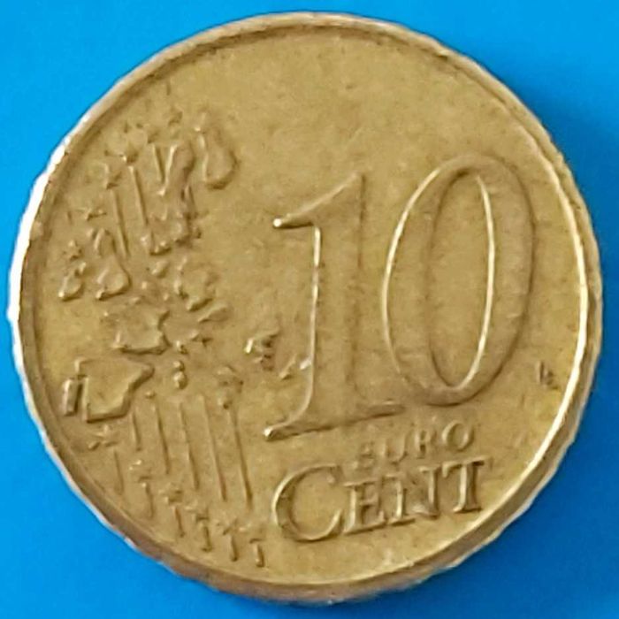 10 Cêntimos de 1999 de Espanha,  Miguel Cervantes